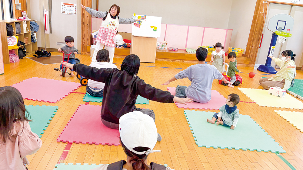 にこにこベビーサークル開催の様子