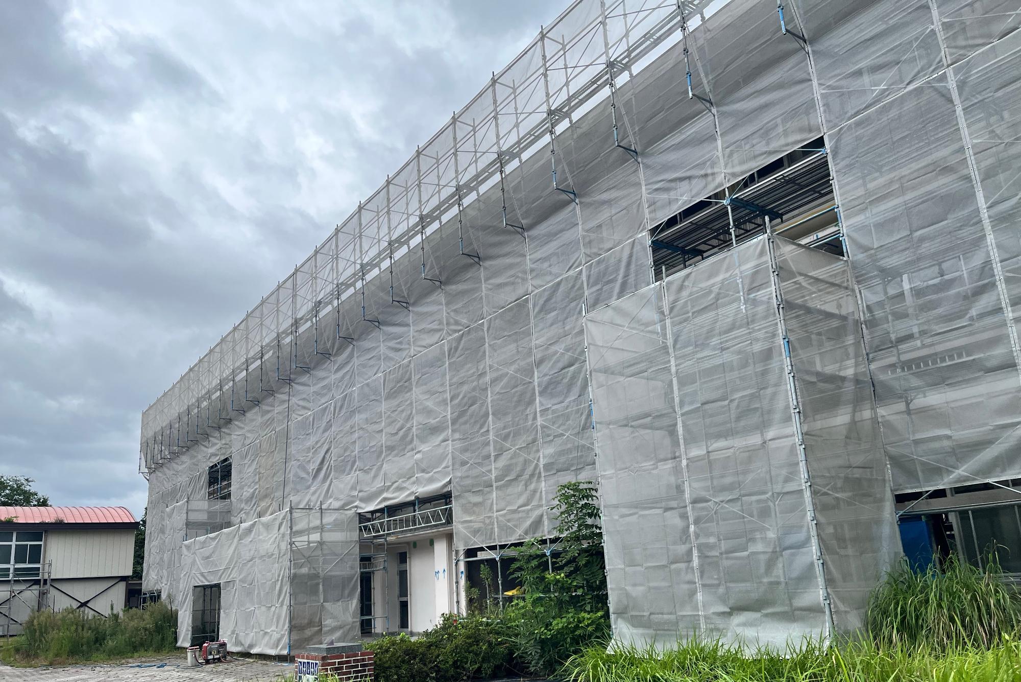竹仁小学校校舎周り