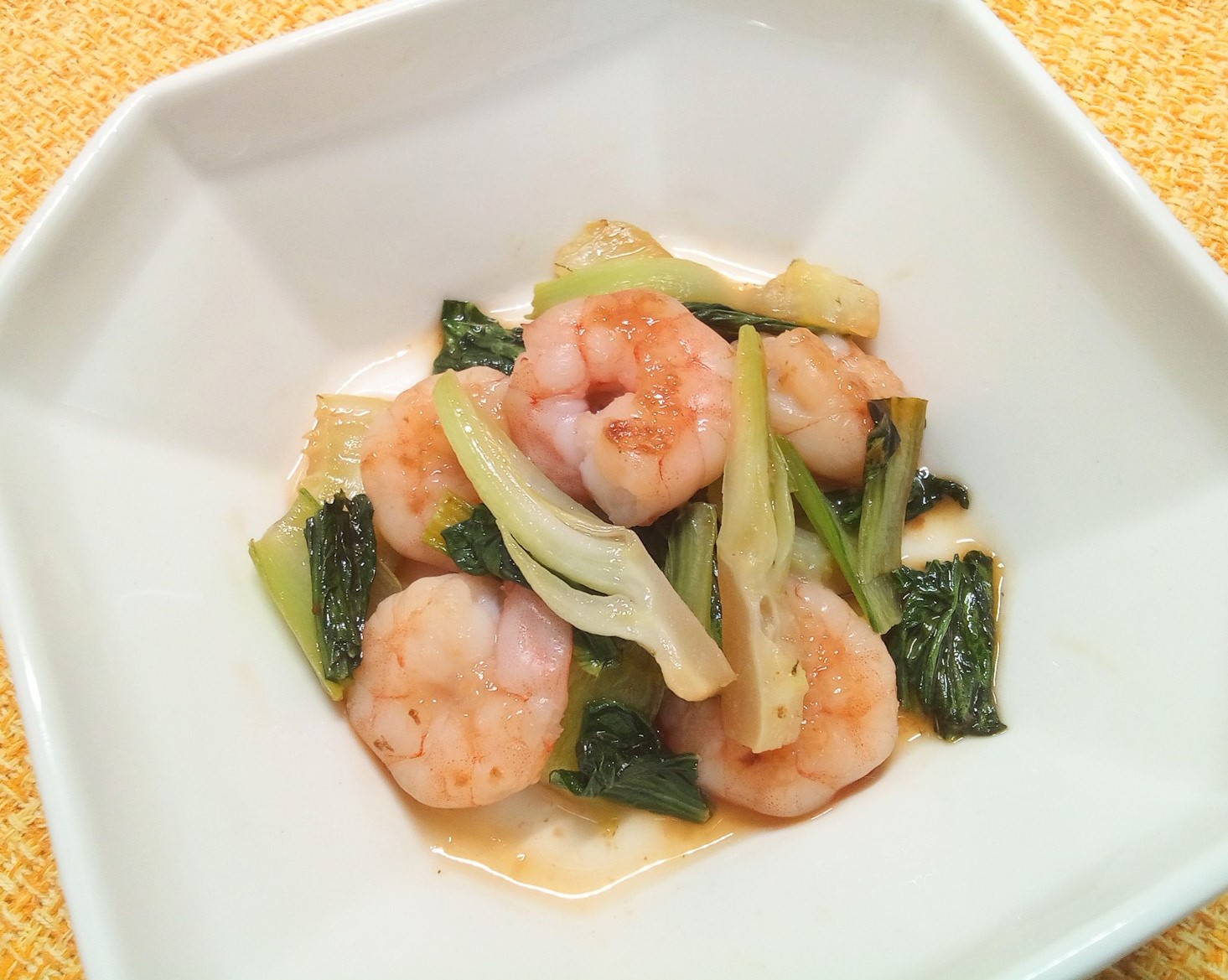 チンゲン菜の中華炒め