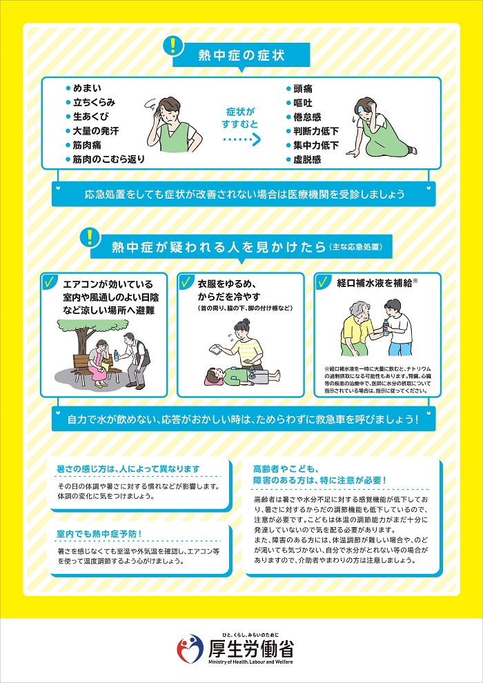 熱中症予防のために