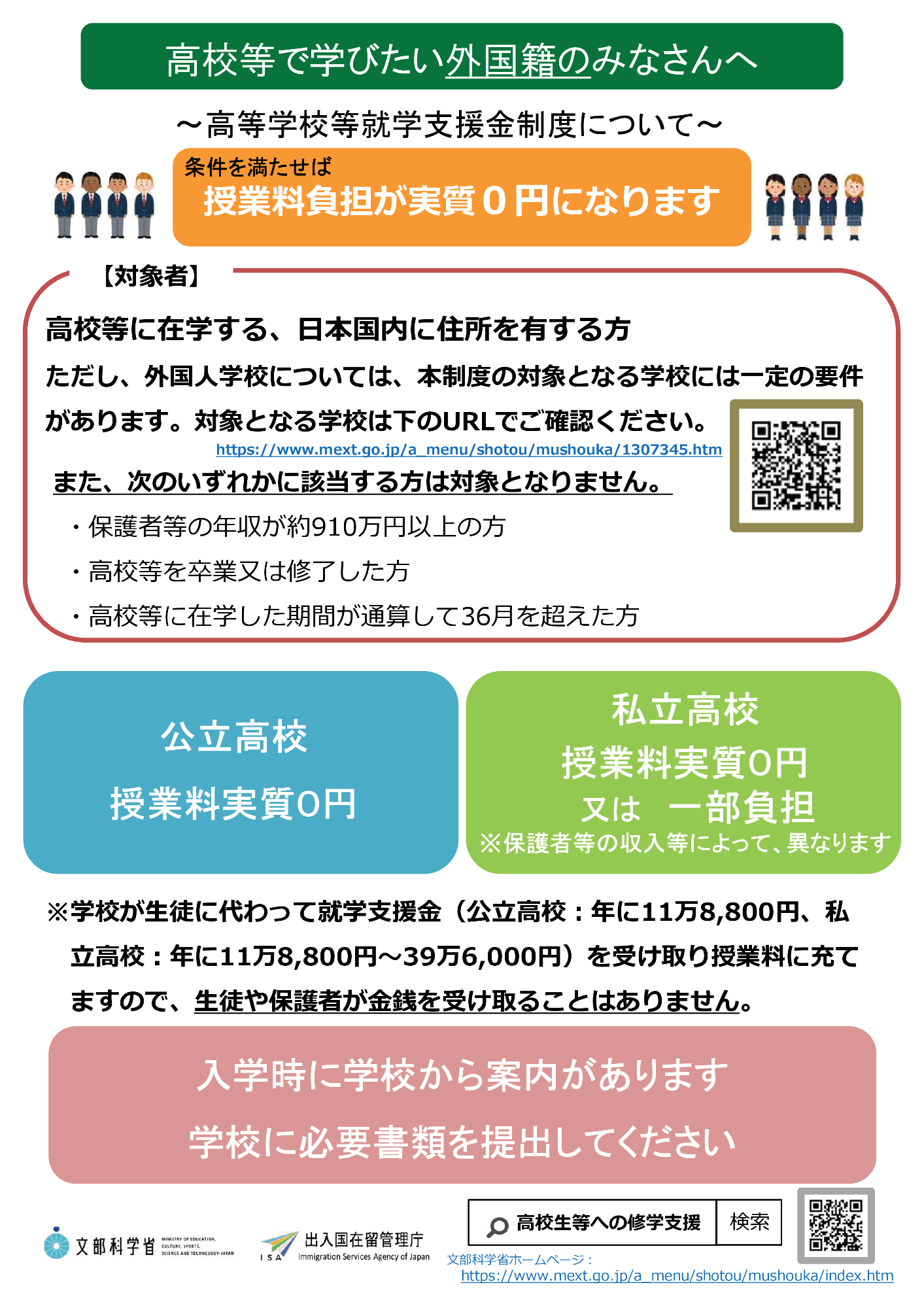 高等学校等就学支援金制度