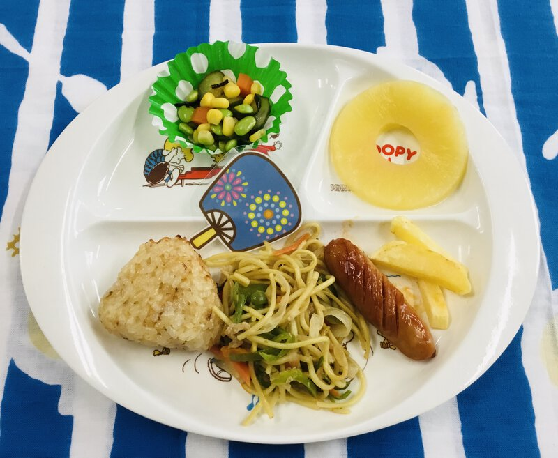 たんじょうかいメニュー8月