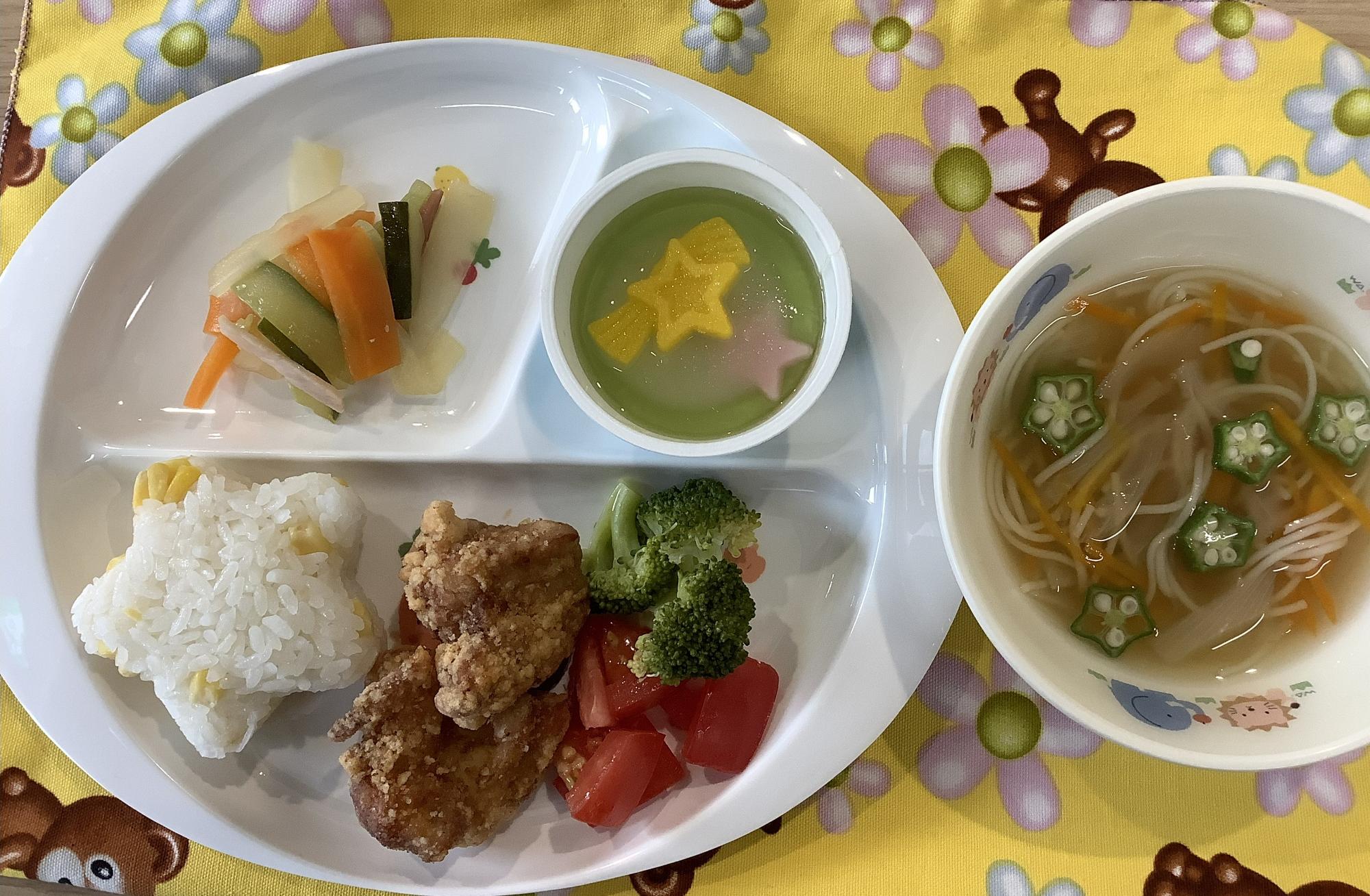おたのしみきゅうしょく