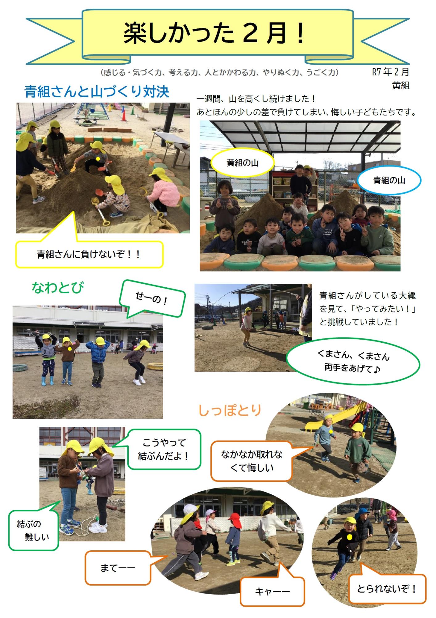 ドキュメンテーション2月黄組