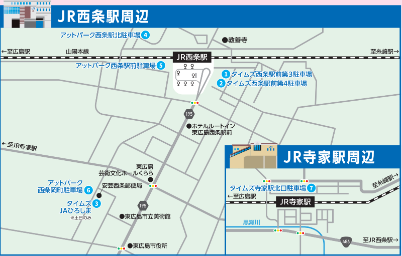 駐車場の位置図
