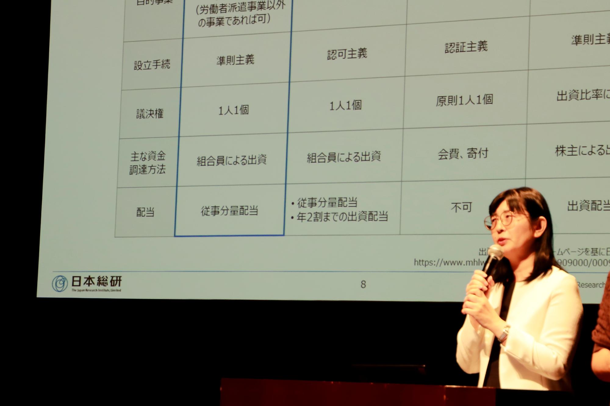 小島さんによる基調講演