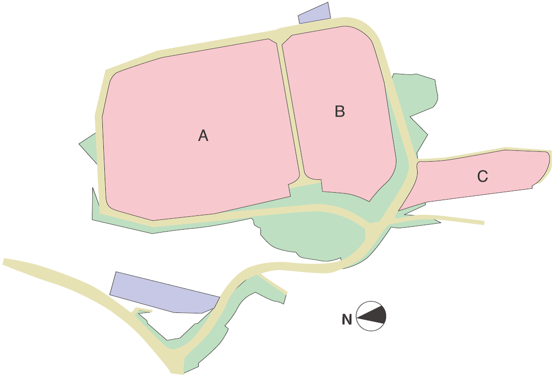 寺家産業団地区画図