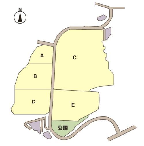 河内臨空団地の分譲図のイラスト