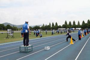 市民スポーツ大会陸上の部 ストラックアウトの写真