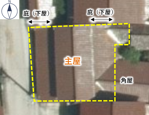 保手濱家住宅配置図