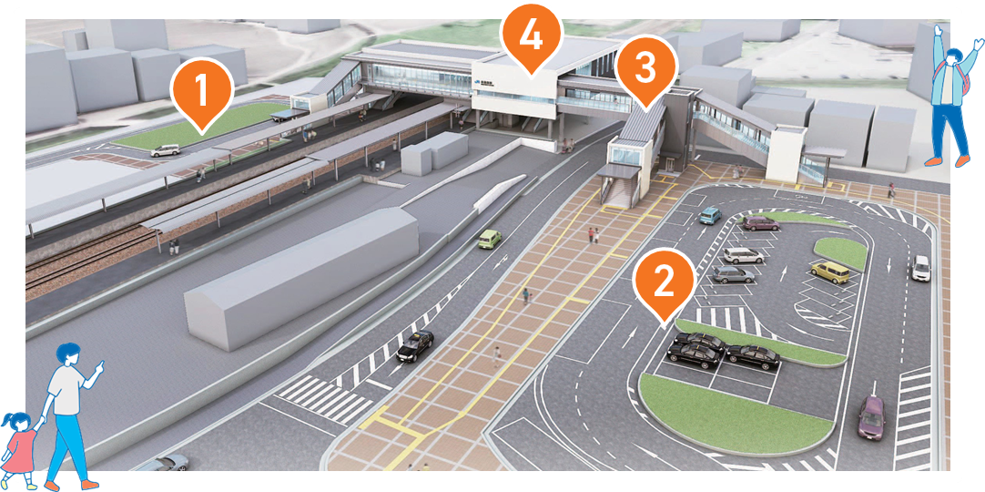 西高屋駅周辺地図