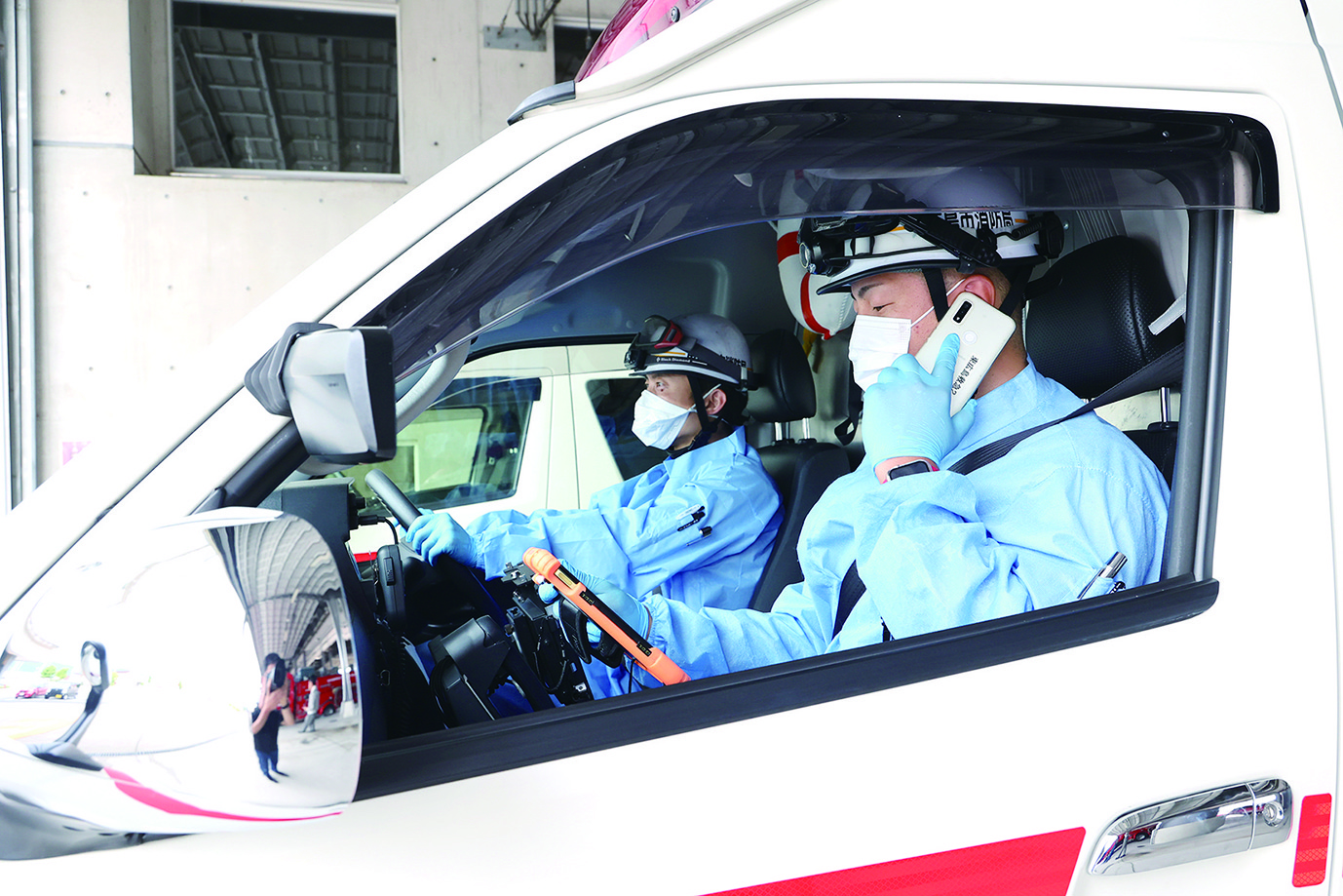 救急出動の様子