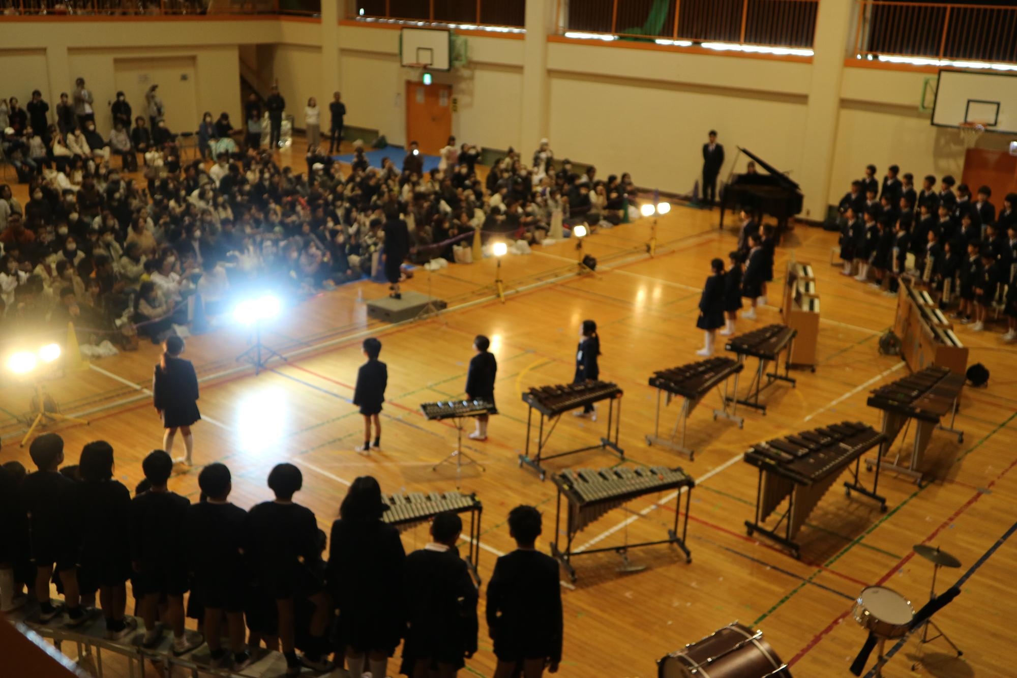 学習発表会の様子3年4