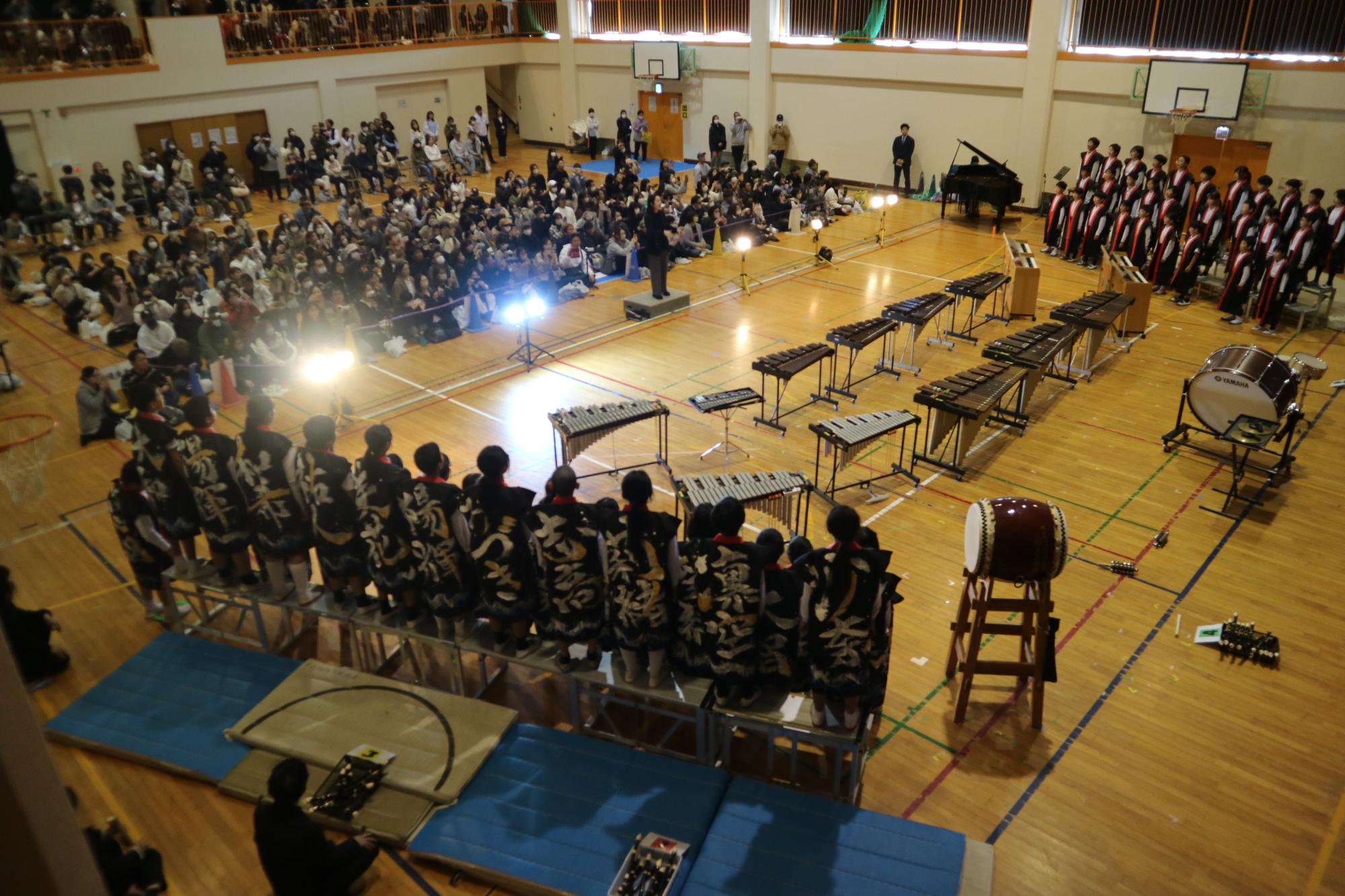 学習発表会の様子5年4