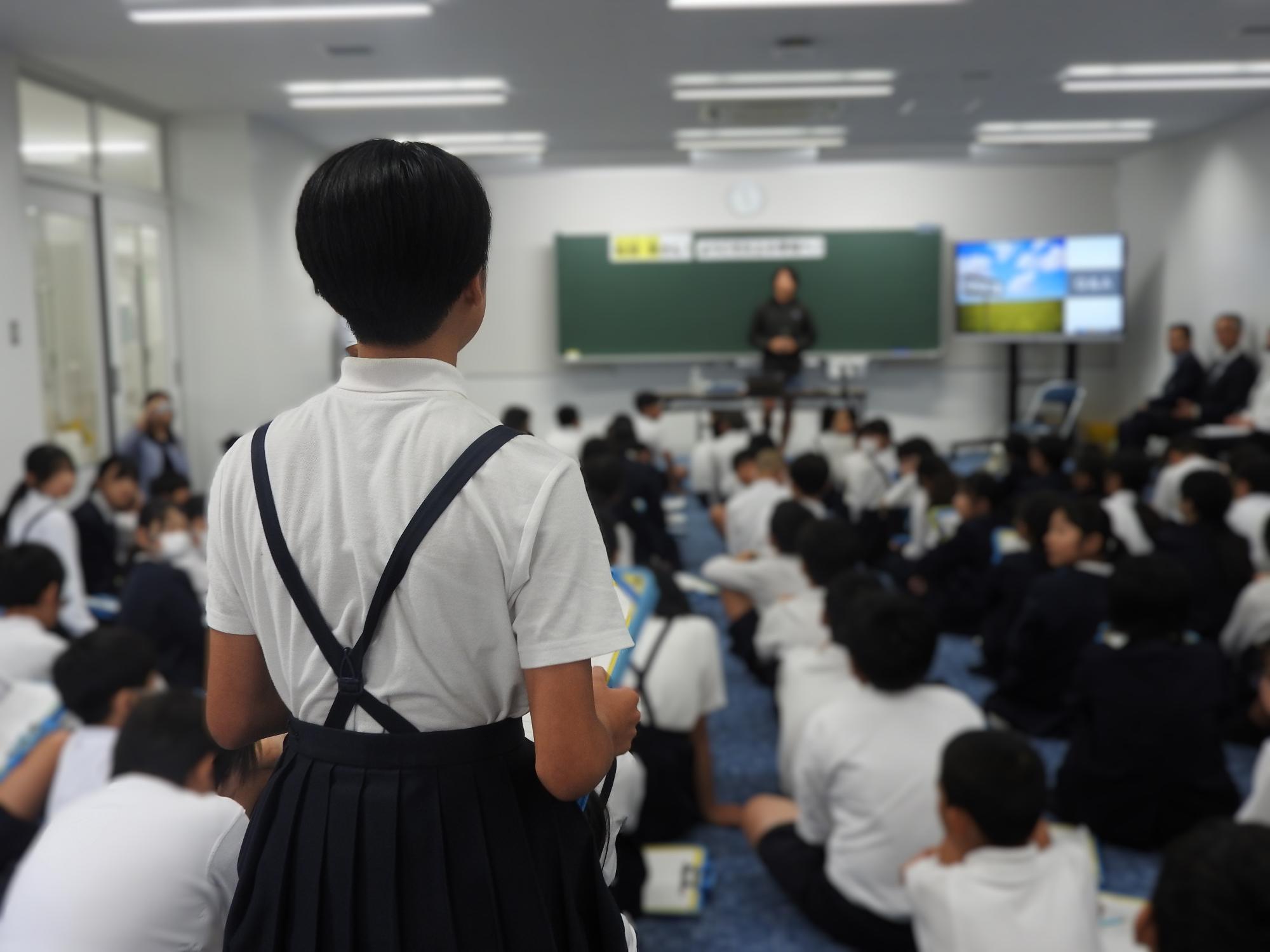 走り方教室の様子14