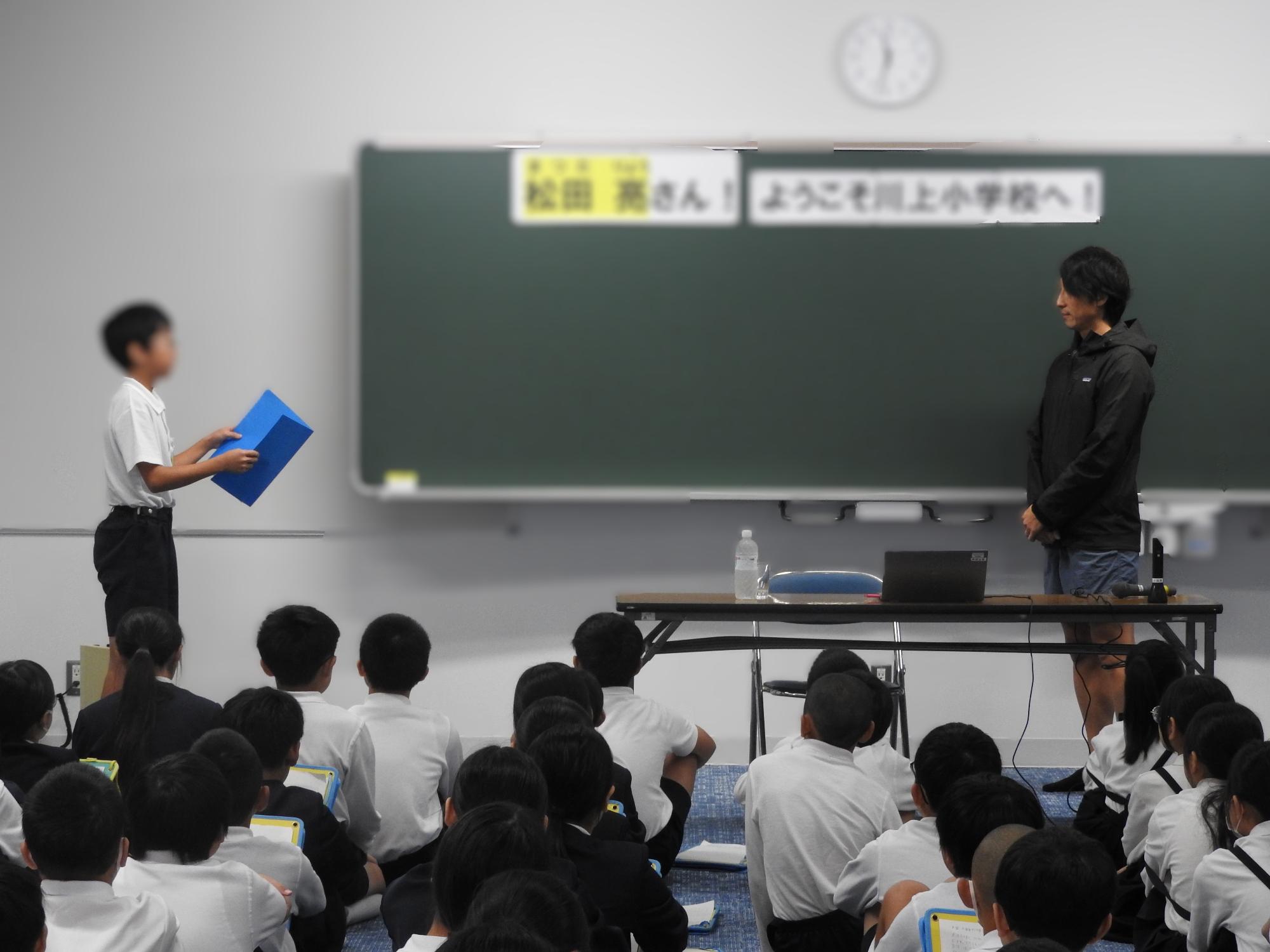走り方教室の様子15