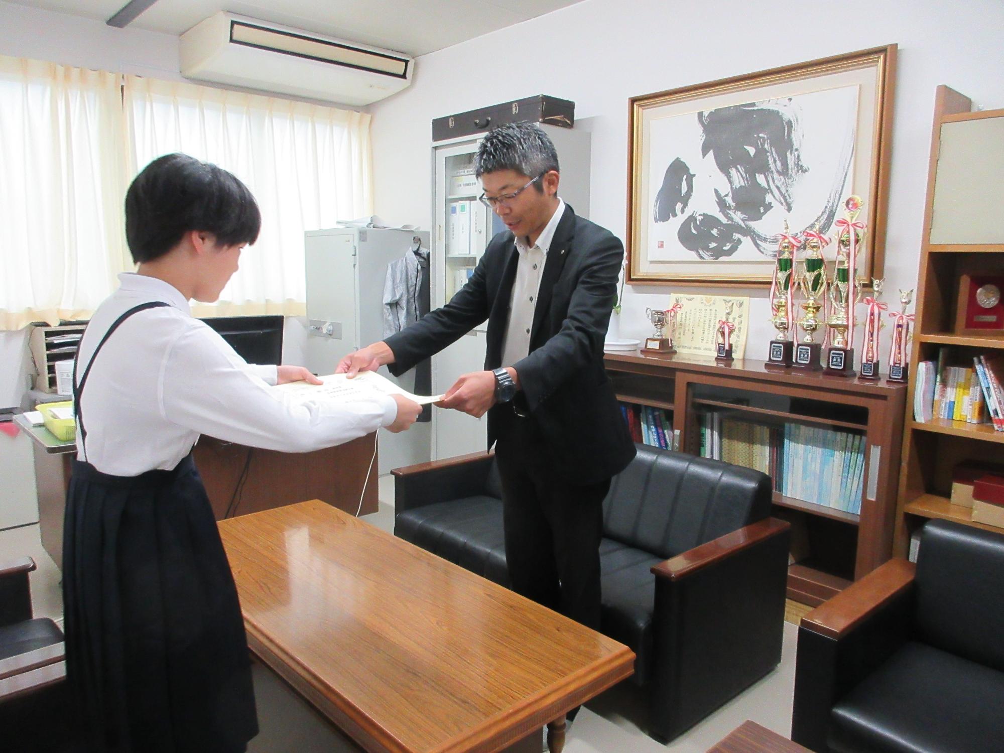 ICTコンペ表彰の様子1