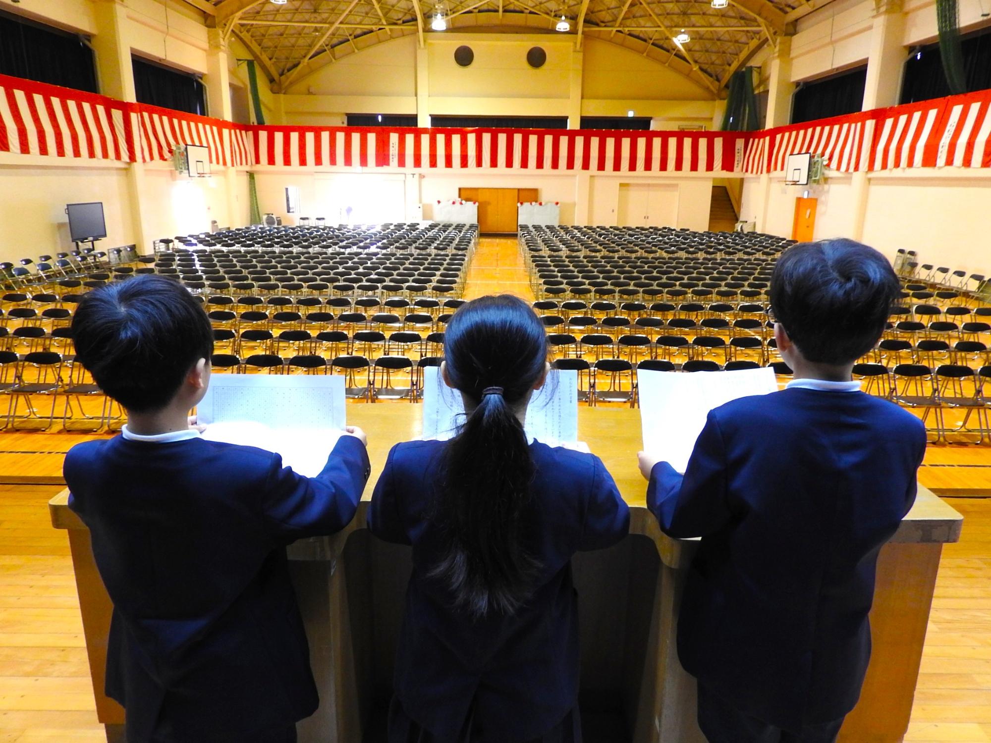 新6年生による入学準備の様子3