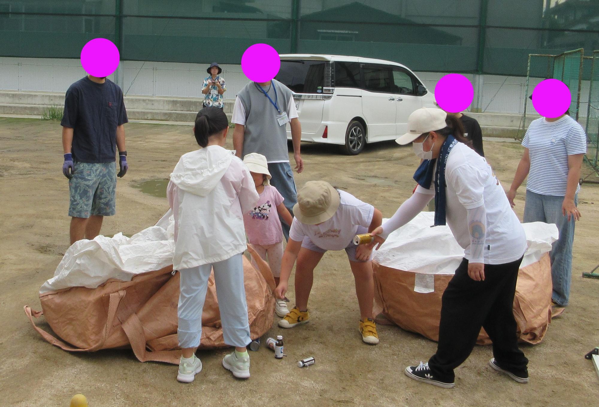 第2回PTA資源回収の様子1