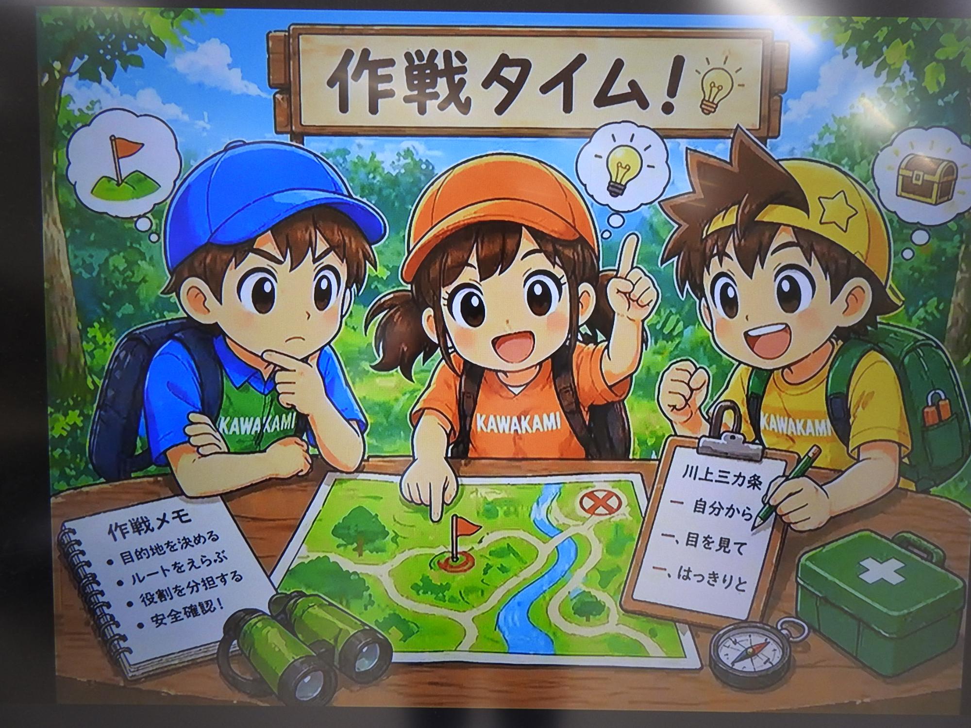 わくわくオリエンテーリングの様子1
