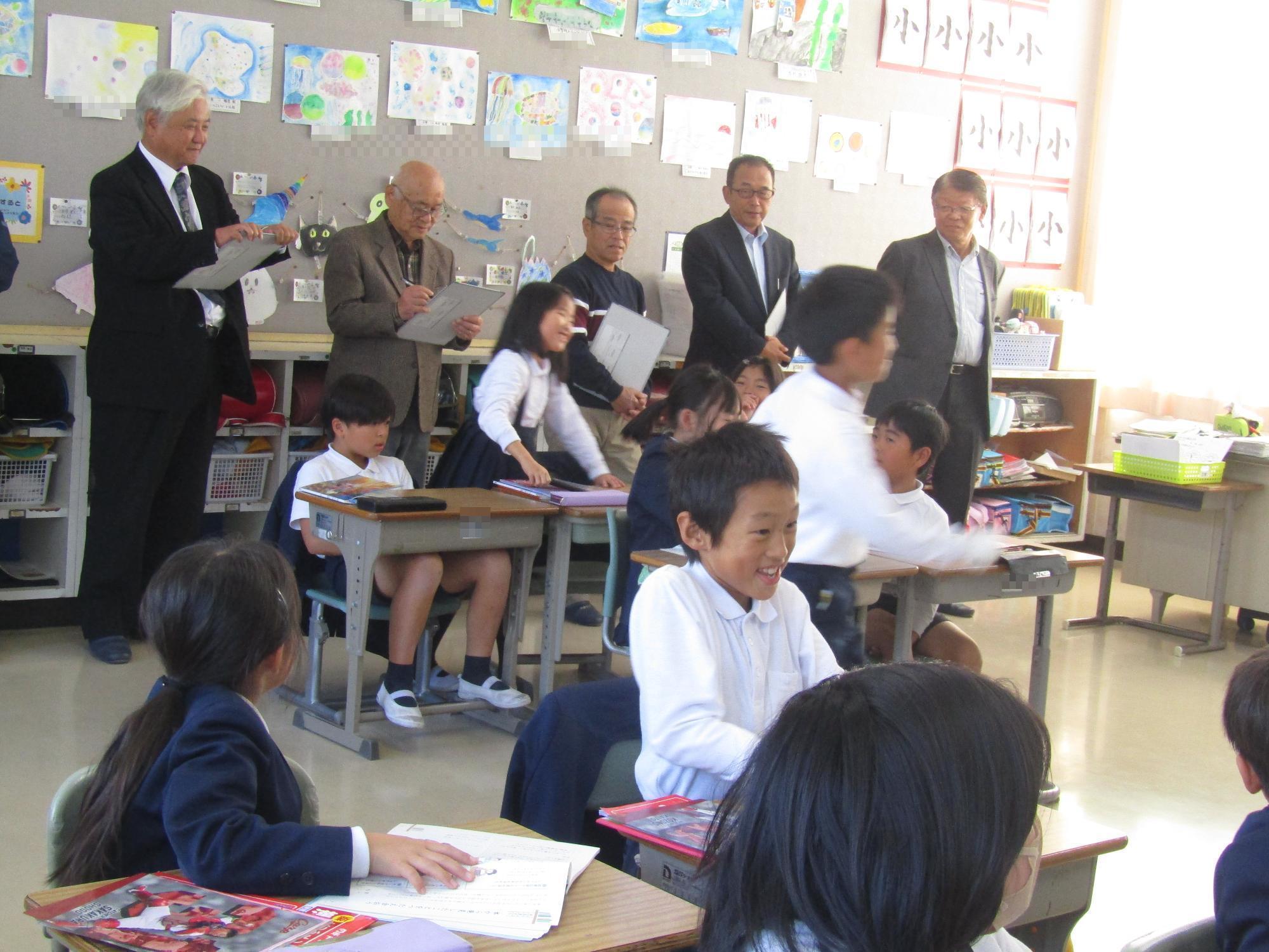 授業参観の様子