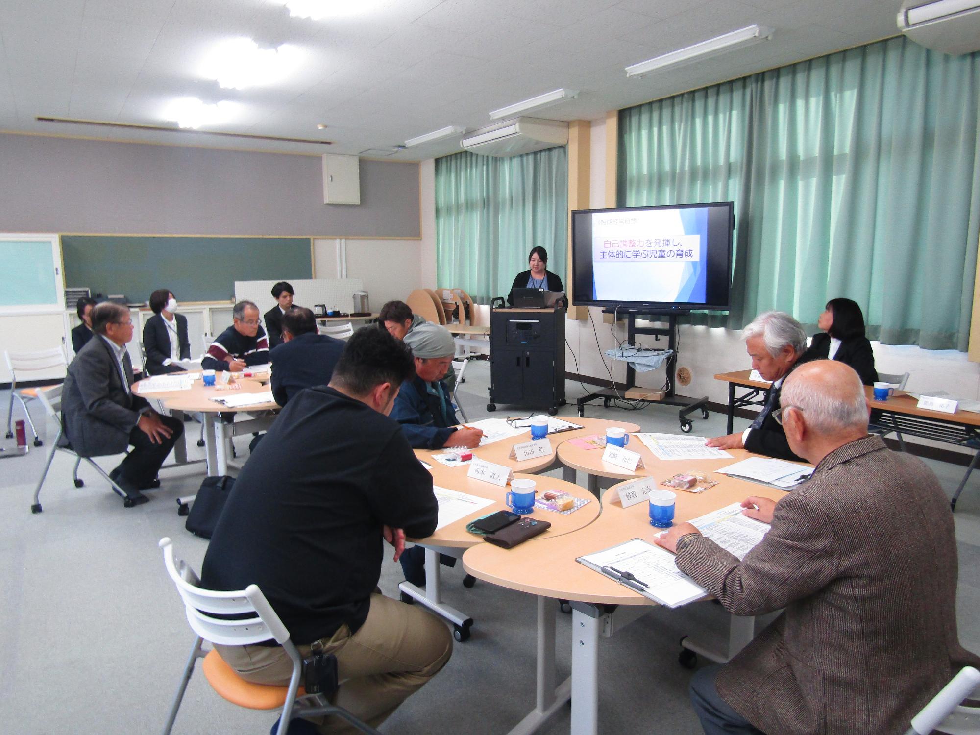 協議会中の俯瞰図