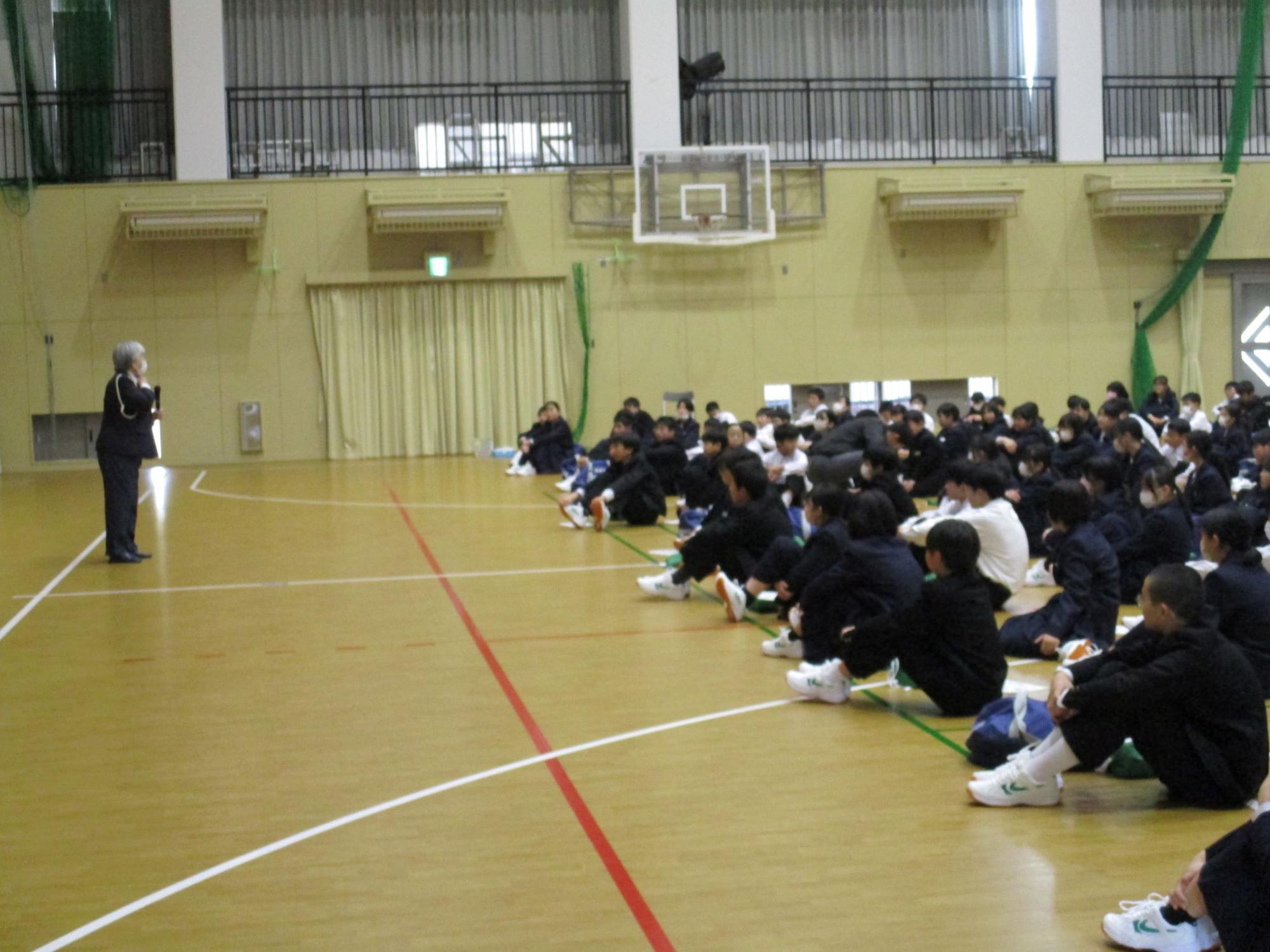 1年生交通安全教室の様子