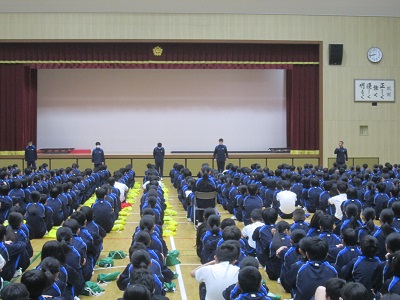 団長からの話