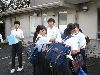 生徒会募金活動