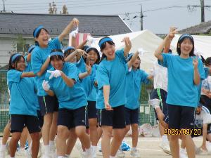 応援合戦（白団）