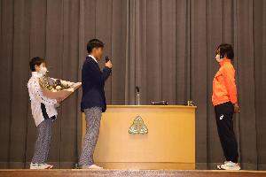 生徒代表お礼の言葉