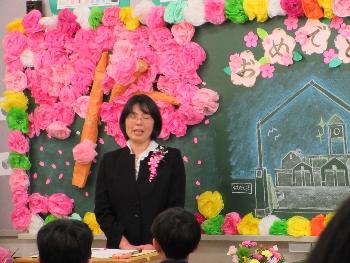 3年2組学活担任挨拶