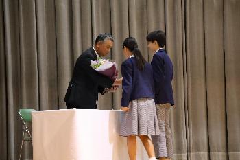 花束贈呈