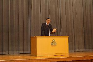 学校長式辞