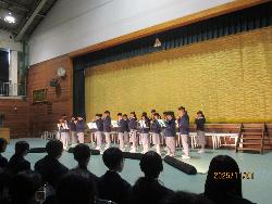 3年生和文化演奏篠笛