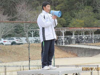 生徒代表 閉会の言葉