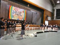 3年生和文化演奏琴篠笛