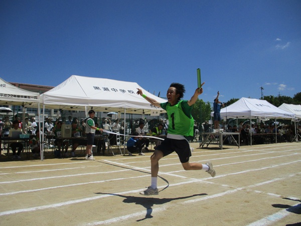 選抜リレーの様子
