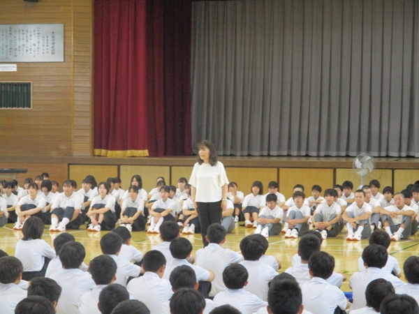 音楽科担当教員より説明