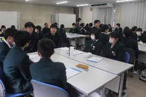 河内高等学校訪問