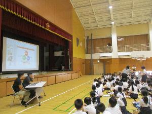 出前授業の様子