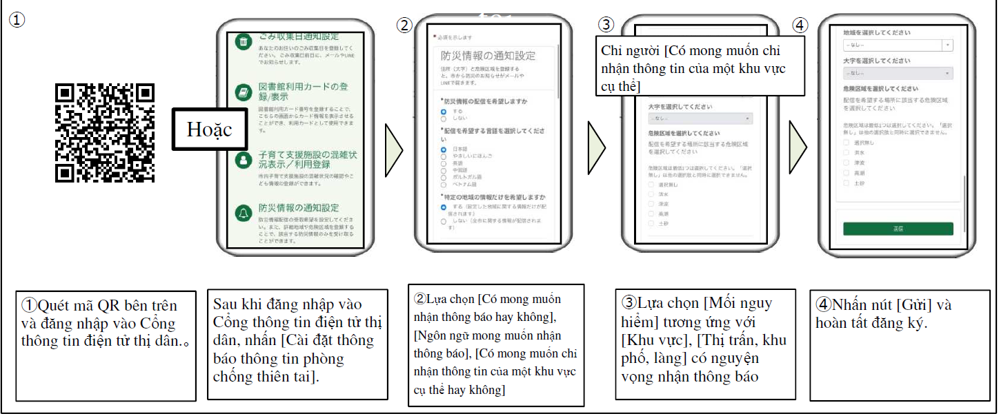 防災情報設定