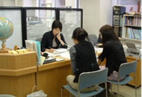 コミュニケーションコーナーの写真