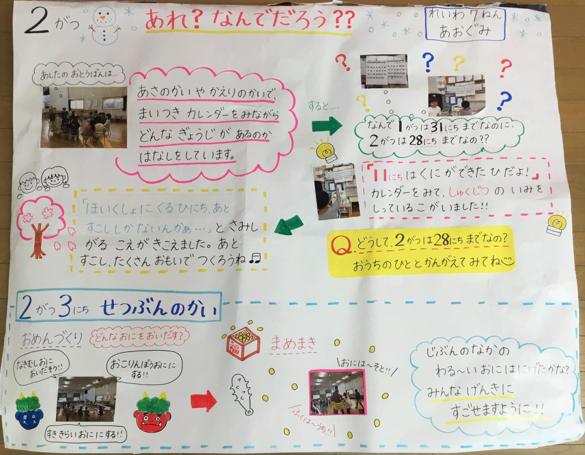 5歳児2月　不思議がいっぱい