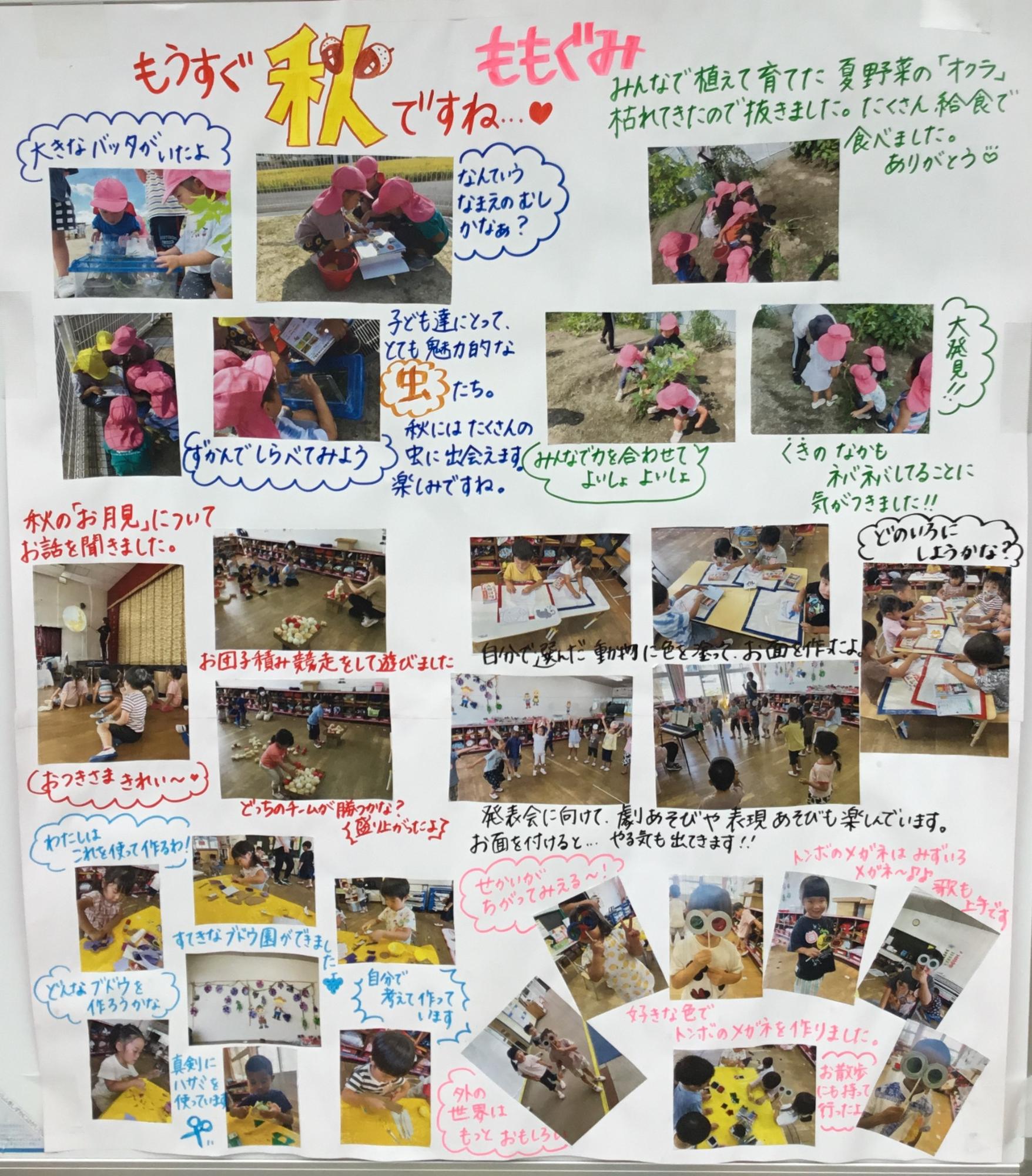 3歳児9月　外遊び