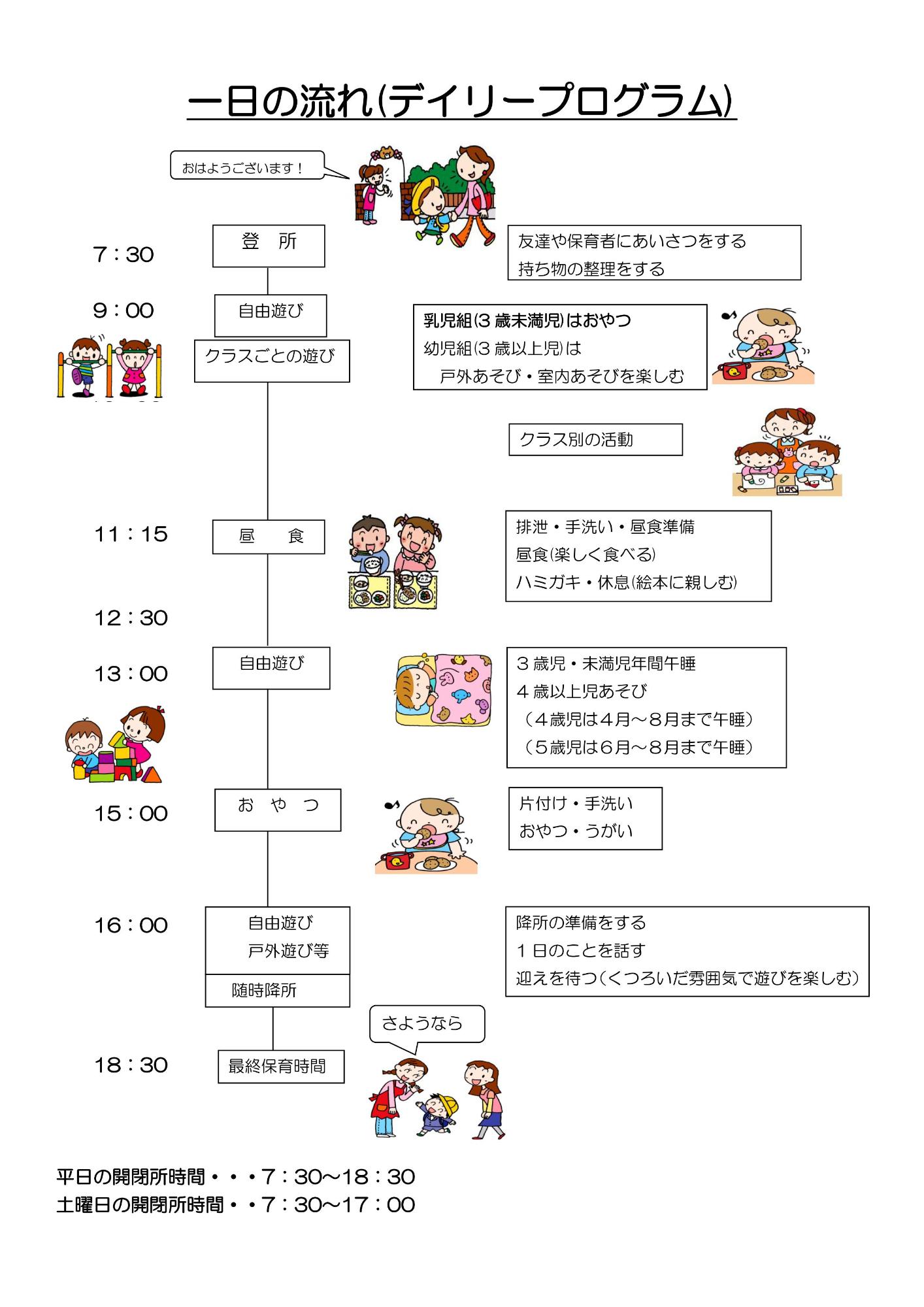 保育所の一日