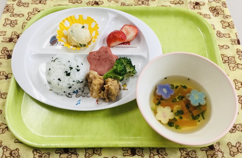 4月たんじょうかいメニュー