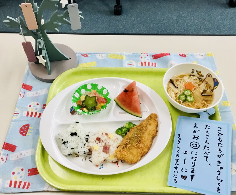 7月誕生会メニュー