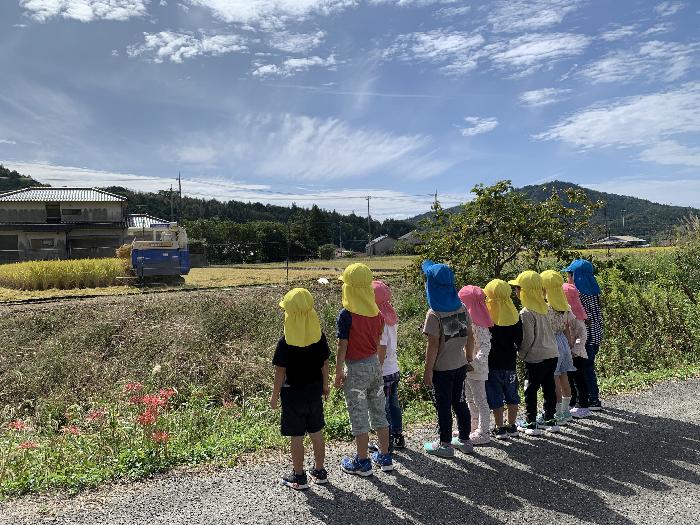 子どもとコンバイン