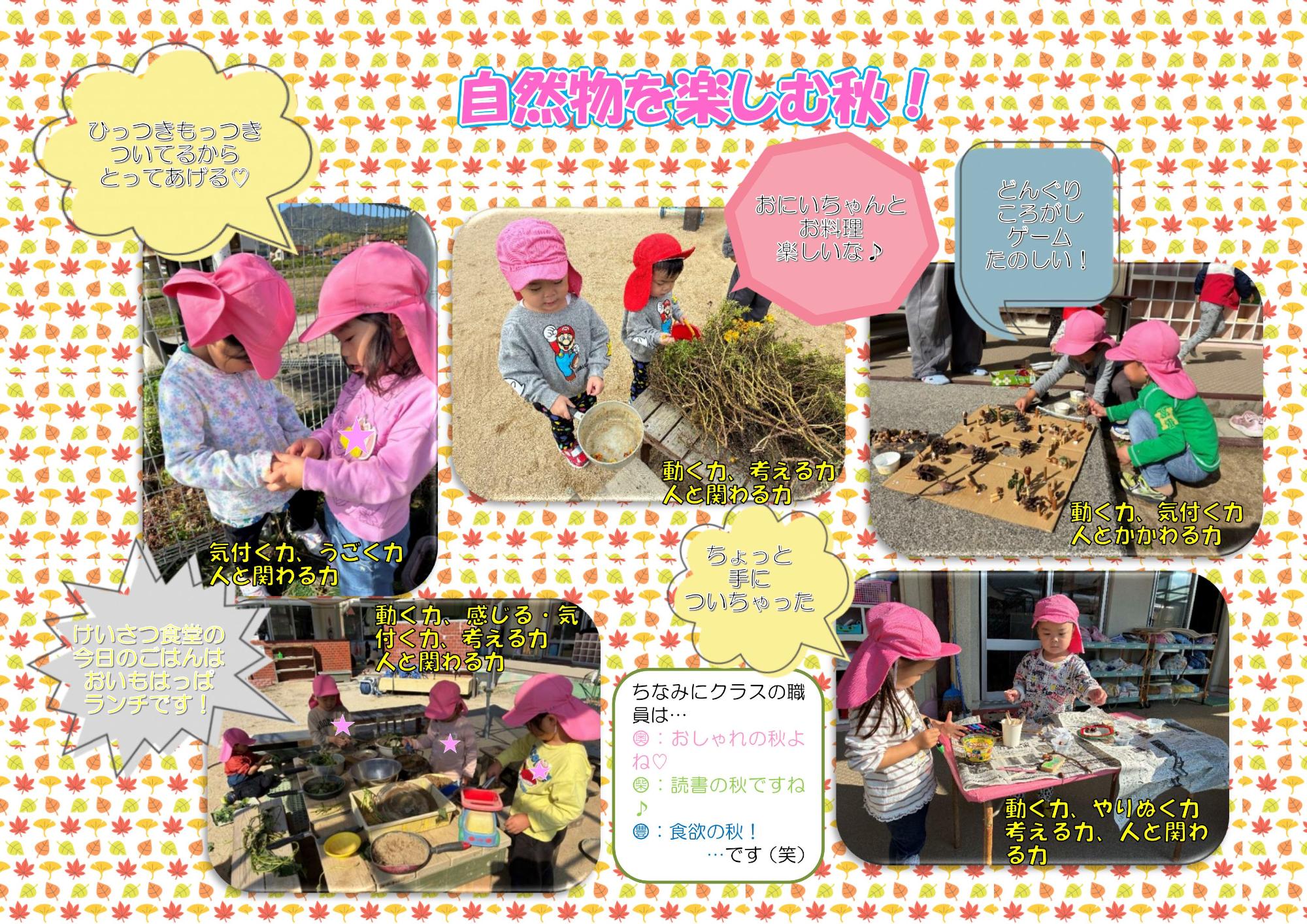 自然を楽しむ秋